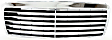 Grille Assembly, Chrome Shell with Painted Black Insert