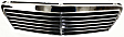 Grille Assembly, Chrome Shell with Painted Black Insert