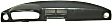 400 Dash Cover, Black, Molded; Overlay Over Factory Dash, Dash Cap Series
