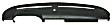 1975 Mercedes Benz 280S - Dash Cover, Black, For Models With Climate Sensor/Speaker, Molded; Overlay Over Factory Dash, Dash Cap Series - Front