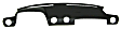 701 Dash Cover, Black, Molded; Overlay Over Factory Dash, Dash Cap Series