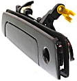 2001 Mitsubishi Eclipse - Front, Driver Side Smooth Black Exterior Door Handle, With Key Hole, Convertible