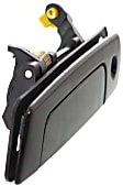 2001 Mitsubishi Eclipse - Front, Driver Side Smooth Black Exterior Door Handle, With Key Hole, Convertible