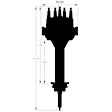 2386 Chrysler 383, 400 Dual Snyc Distributor