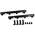 2722 Atomic Series Fuel Rail - Aluminum, Kit