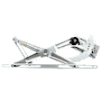 Front, Driver Side Manual Window Regulator, Without Motor