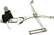 Front, Passenger Side Power Window Regulator, With Motor