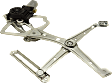 Front, Passenger Side Power Window Regulator, With Motor