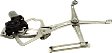 Front, Passenger Side Power Window Regulator, With Motor