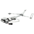 Front, Driver Side Window Regulator, Power, With Motor, Base Model