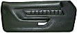 4020R Front, Passenger Side Door Trim Panel - Black