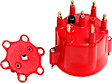 8014 Universal, Chevy MSD 6 Cylinder HEI Distributor Cap w/Retainer