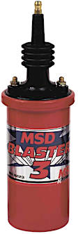 8223 Universal, MSD Ignition Coil - Blaster 3 - Extra-Tall Tower