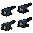825945 Ignition Coil, Set of 4, Late Model Coil Packs