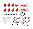 8289-KIT Universal, MSD Ignition Coil - Smart - Big Wire Kit - Red