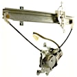 Rear, Driver Side Power Window Regulator, With Motor