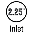 10415 Muffler, Natural, Performance Series