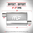 11236 Muffler, Satin, Straight-Through Series