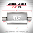 11245 Muffler, Natural, Performance Series