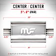 12215 Muffler, Natural, Performance Series