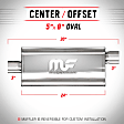 12289 Muffler, Natural, Performance Series