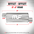 12635 Muffler, Natural, Performance Series