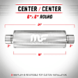 12649 Muffler, Satin, Straight-Through Series