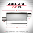 13256 Muffler, Satin, XL Series