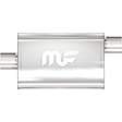 14325 Muffler, Polished, Performance Series
