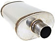 14851 Muffler, Polished, Race Series