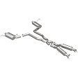 15064 Cat-Back Exhaust System, Made of Stainless Steel, Street Series