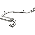15072 Cat-Back Exhaust System, 2.0L, 4Cyl, Made of Stainless Steel, Street Series