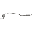 15072 Cat-Back Exhaust System, 2.0L, 4Cyl, Made of Stainless Steel, Street Series