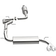 15072 Cat-Back Exhaust System, 2.0L, 4Cyl, Made of Stainless Steel, Street Series