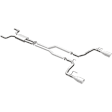 15090 Cat-Back Exhaust System, 6.2L, 8Cyl, Made of Stainless Steel, Competition Series