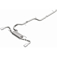 15146 Cat-Back Exhaust System, 2.5L, 4Cyl, Made of Stainless Steel, Street Series