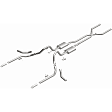 15165 Crossmember-Back Exhaust System, Made of Stainless Steel, Street Series