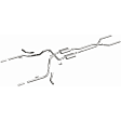 15165 Crossmember-Back Exhaust System, Made of Stainless Steel, Street Series