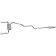 15203 Cat-Back Exhaust System, Made of Stainless Steel, Street Series