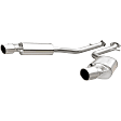 15227 Axle-Back Exhaust System, Made of Stainless Steel, Street Series
