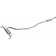 15230 Cat-Back Exhaust System, 2.0L, 4Cyl, Made of Stainless Steel, Street Series