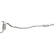 15230 Cat-Back Exhaust System, 2.0L, 4Cyl, Made of Stainless Steel, Street Series