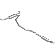 15230 Cat-Back Exhaust System, 2.0L, 4Cyl, Made of Stainless Steel, Street Series