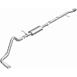 15267 Cat-Back Exhaust System, Made of Stainless Steel, Street Series