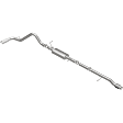 15267 Cat-Back Exhaust System, Made of Stainless Steel, Street Series