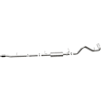 15267 Cat-Back Exhaust System, Made of Stainless Steel, Street Series