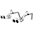 15283 Axle-Back Exhaust System, 6.2L, 8Cyl, Made of Stainless Steel, Race Series