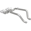 15283 Axle-Back Exhaust System, 6.2L, 8Cyl, Made of Stainless Steel, Race Series
