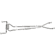 15310 Cat-Back Exhaust System, Made of Stainless Steel, Street Series