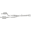15326 Cat-Back Exhaust System, 3.2L, 6Cyl, Made of Stainless Steel, Touring Series